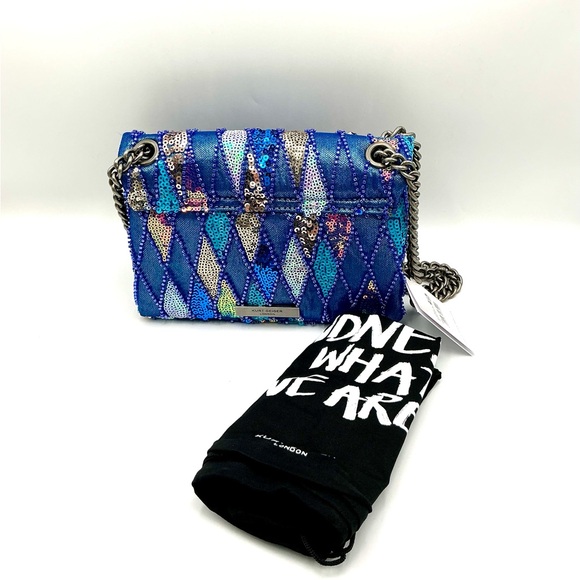Kurt Geiger London Mini Kensington Sequin Crossbody Bag #1095 - Picture 2 of 4